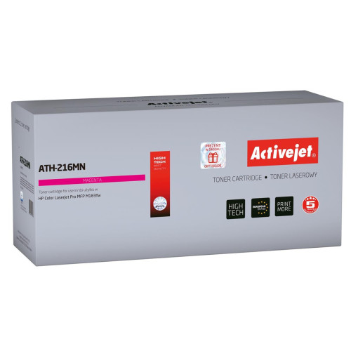 Activejet ATH-216MN Toner (zamiennik HP 216A W2413A; Supreme; 850 stron; czerwony) z chipem-5671226