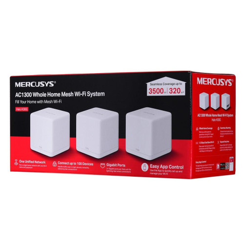 System mesh Mercusys Halo H30G(3-pack)-5687368