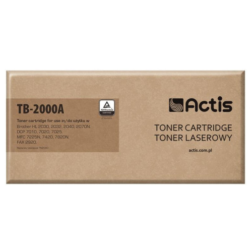 Actis TB-2000A Toner (zamiennik Brother TN-2000/TN-2005; Standard; 2500 stron; czarny)-572660