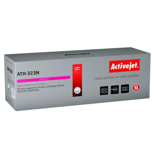 Activejet ATH-323N Toner (zamiennik HP 128A CE323A; Supreme; 1300 stron; czerwony)-572968