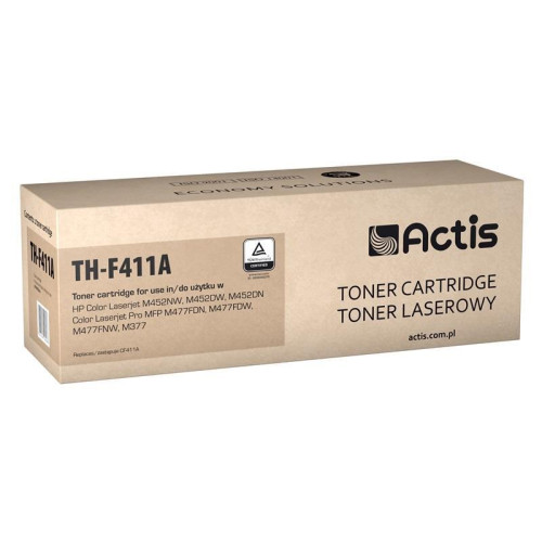 Actis TH-F411A Toner (zamiennik HP 410A CF411A; Standard; 2300 stron; niebieski)-573005