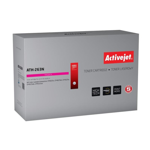 Activejet ATH-263N Toner (zamiennik HP 648A CE263A; Supreme; 11000 stron; czerwony)-573015