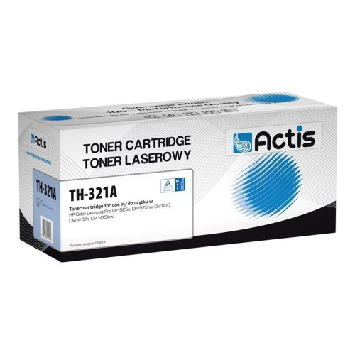 Actis TH-321A Toner (zamiennik HP 128A CE321A; Standard; 1300 stron; niebieski)-573041