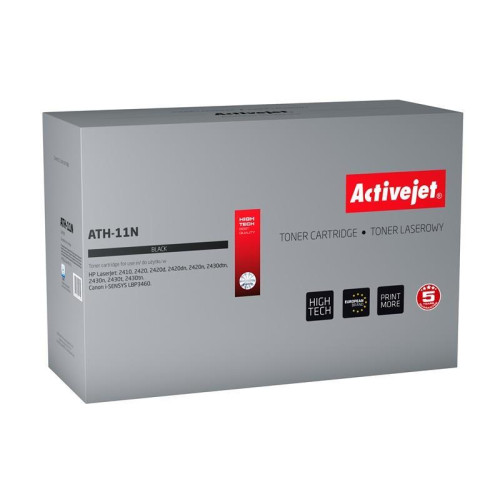 Toner Activejet ATH-11N (zamiennik HP 11A Q6511A, Canon CRG-710; Supreme; 6000 stron; czarny)-573052