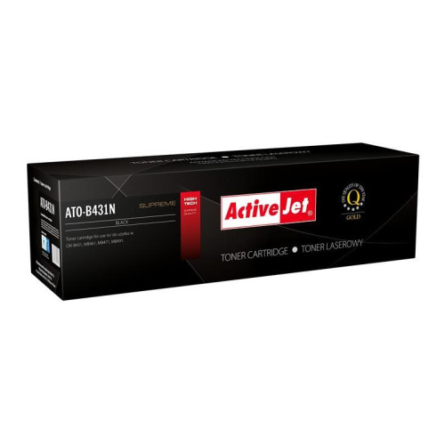 Activejet ATO-B431N Toner (zamiennik OKI B431 44574902; Supreme; 10000 stron; czarny)-573655