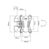 Uchwyt ścienny do telewizora Maclean MC-670 (ścienne, Uchylny - 27