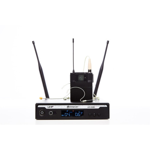 RELACART MIKROFON BEZPRZEWODOWY ZESTAW ODBIORNIK UR-230S, NADAJNIK UT-230S ORAZ MIKROFON NAGŁOWNY HM-800S-5780279