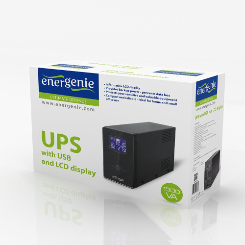 Zasilacz awaryjny UPS ENERGENIE EG-UPS-034 (Desktop, TWR; 1500VA)-582236