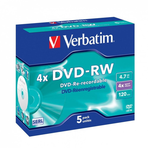 DVD-RW 4x 4.7GB 5P JC 43285-588176