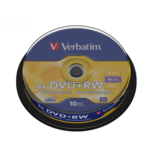 DVD+RW 4x 4.7GB 10P CB 43488-588214