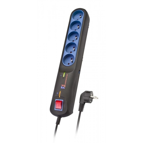 Listwa przeciwprzepięciowa LFT-2005, 3L EMI/RFI, 2.5m, czarna-588389