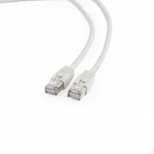 Patch cord ekranowany FTP kat.6 osłonka zal. 1M szary-589341