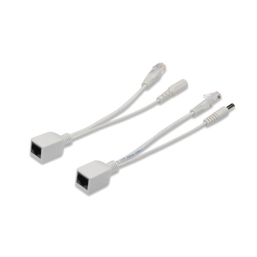 Zestaw pasywnych kabli PoE FastEthernet 10/100Mbps DC 5.5mm/2.1mm-589414