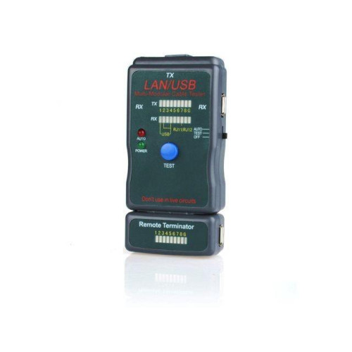 Tester diodowy kabli RJ4 5,RJ11,UTP,STP,USB AA/AB-589458