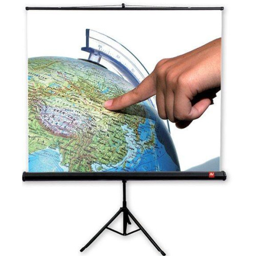 Ekran na statywie Tripod Standard 150, 1:1, 150x150cm, powierzchnia biała, matowa-589594