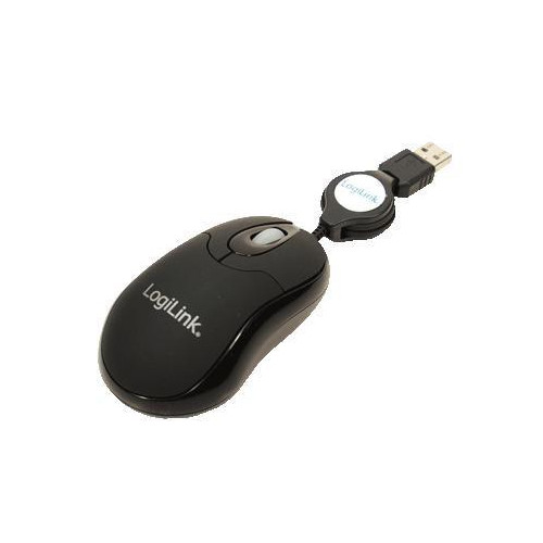 Mini myszka USB z rozwijanym kablem-589865