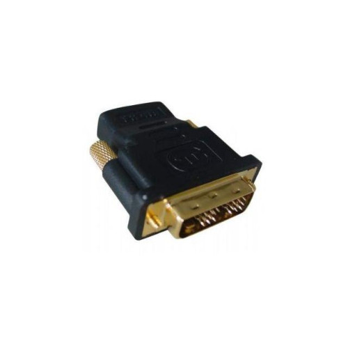 Adapter HDMI(F)->DVI(M) pozłacane końcówki-590683