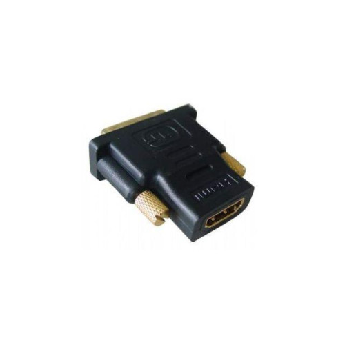 Adapter HDMI(F)->DVI(M) pozłacane końcówki-590684