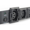 Listwa zasilająca PDU 19 cali RACK 10xC13, 2m 1xC14, 10A aluminiowa-591633