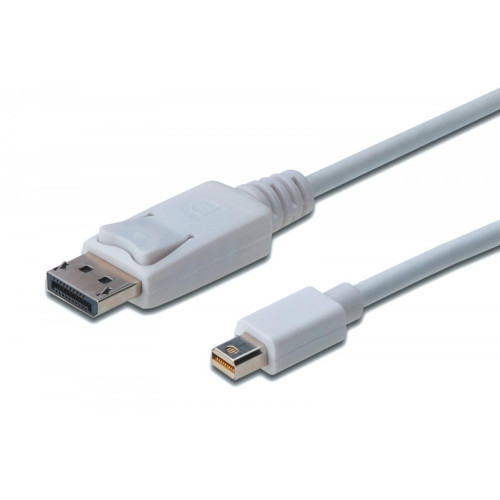 Kabel połączeniowy Displayport 1080p 60Hz FHD Typ miniDP/DP M/M biały 3m-591509