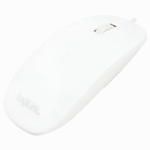 Plaska mysz optyczna USB, biala -591839