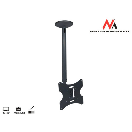 Uchwyt do telewizora sufitowy 23-42" 50 - 85 cm 30kg MC-504A B czarny TV-591984