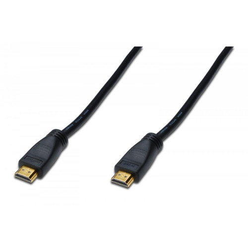 Kabel połączeniowy HDMI HighSpeed ze wzmacniaczem 1080p 60Hz FHD Typ HDMI A/HDMI A M/M czarny 30m-592705