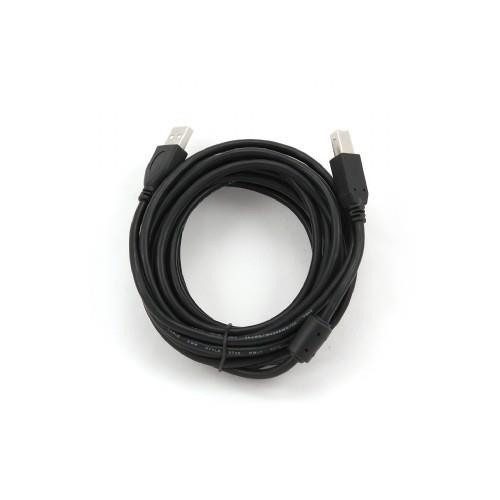 Kabel USB 2.0 typu AB AM-BM 4,5m FERRYT czarny -593812