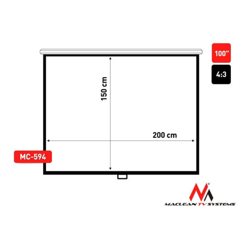 Ekran projekcyjny MC-594 100