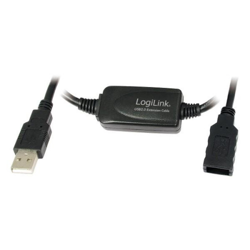 Kabel USB 2.0 z aktywnym wzmacniaczem sygnału,10m-594195