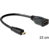Adapter Micro HDMI-D(M)->HDMI-A(F) 23cm -595051