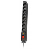 Listwa przeciwprzepięciowa LXARM 810, 3L, PDU, 3,0m, czarna-595103