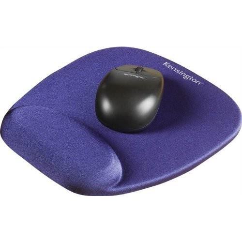 Podkładka pod mysz, ergonomiczna, piankowa, niebieska-595204
