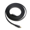 Kabel HDMI-HDMI v2.0 3D TV High Speed Ethernet 1M płaski (pozłacane końcówki)-597103