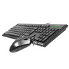 Zestaw klawiatura + mysz KM-72620D USB Czarny -597922
