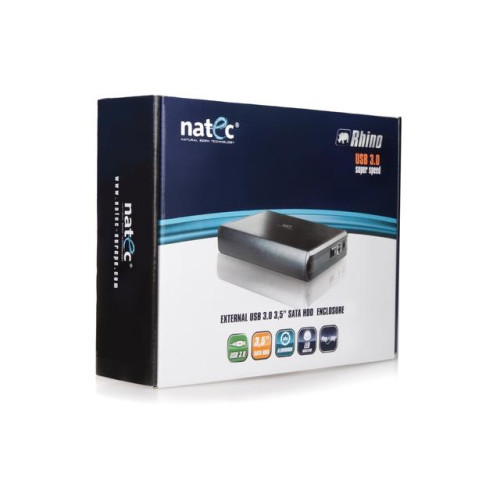 Obudowa HDD 3.5'' RHINO USB 3.0 (Sata) Aluminium -597096
