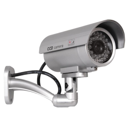 Atrapa kamery IR9000 S IR LED srebrna -597180