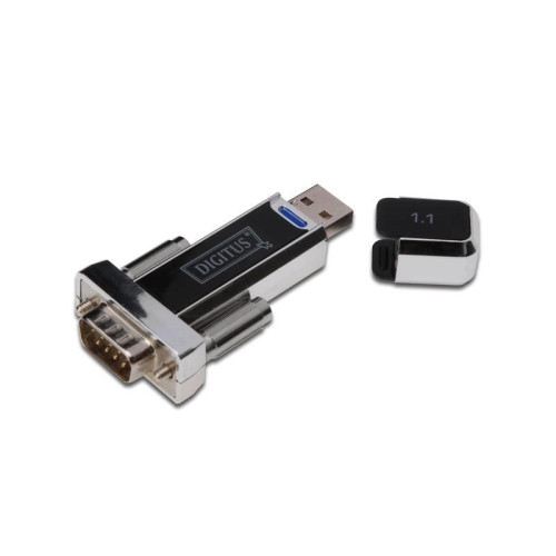 Konwerter/Adapter USB 1.1 do RS232 (DB9) z kablem Typ USB A M/Ż 80cm-598666