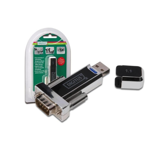 Konwerter/Adapter USB 1.1 do RS232 (DB9) z kablem Typ USB A M/Ż 80cm-598667