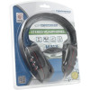 SŁUCHAWKI AUDIO STEREO Z REGULACJĄ GŁOŚNOŚCI EH142K MAUI CZARNE-599682