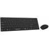 ZESTAW BEZPRZEWODOWY KLAWIATURA SLIM + MYSZ 2,4 GHz EK122K LIBERTY CZARNY -599692