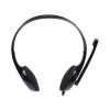 Słuchawki z mikrofonem MHS-002 Czarne-599987