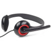 Słuchawki z mikrofonem MHS-002 Czarne-599990