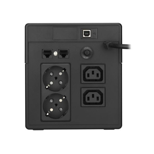 UPS LINE-INTERACTIVE 1000VA 2X SCHUKO + 2XIEC OUT, RJ11/RJ45 IN/OUT, USB, LCD-599530