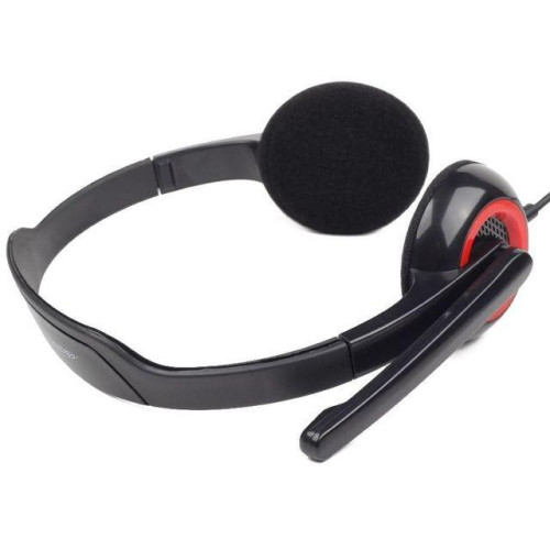 Słuchawki z mikrofonem MHS-002 Czarne-599989