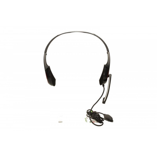 Słuchawki z mikrofonem MHS-002 Czarne-599991