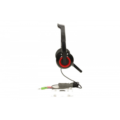 Słuchawki z mikrofonem MHS-002 Czarne-599995