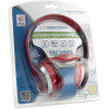 SŁUCHAWKI AUDIO STEREO TECHNO EH145R CZERWONE-600419