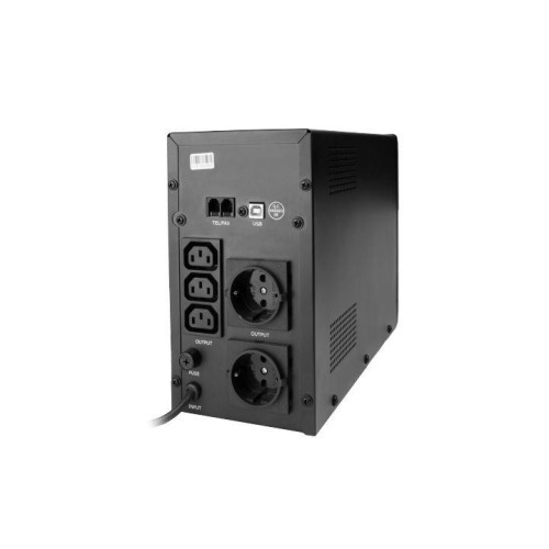 UPS LINE-INTERACTIVE 1200VA 3X IEC, 2X SCHUKO 230V, USB, RJ11 IN/OUT, LCD-600082