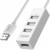 Hub 4x USB 2.0, Y-2146, 1x Lad.tel. biały-601721